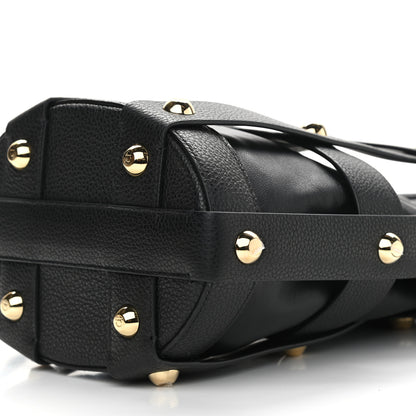 Salvatore Ferragamo Calfskin Cage Bag Black 10 of 10