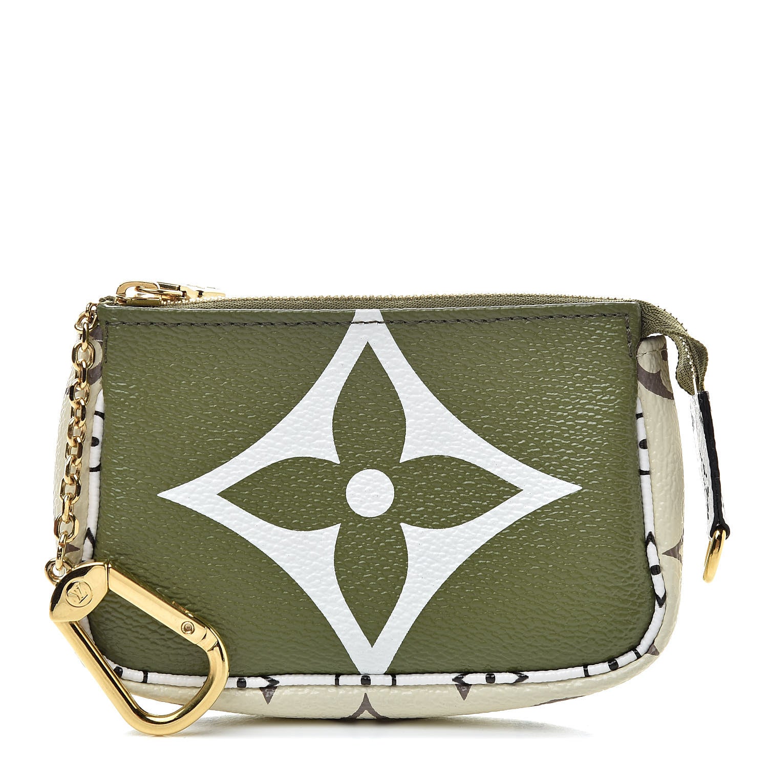 Louis Vuitton Monogram Giant Micro Pochette Accessories Kaki White 1 of 8