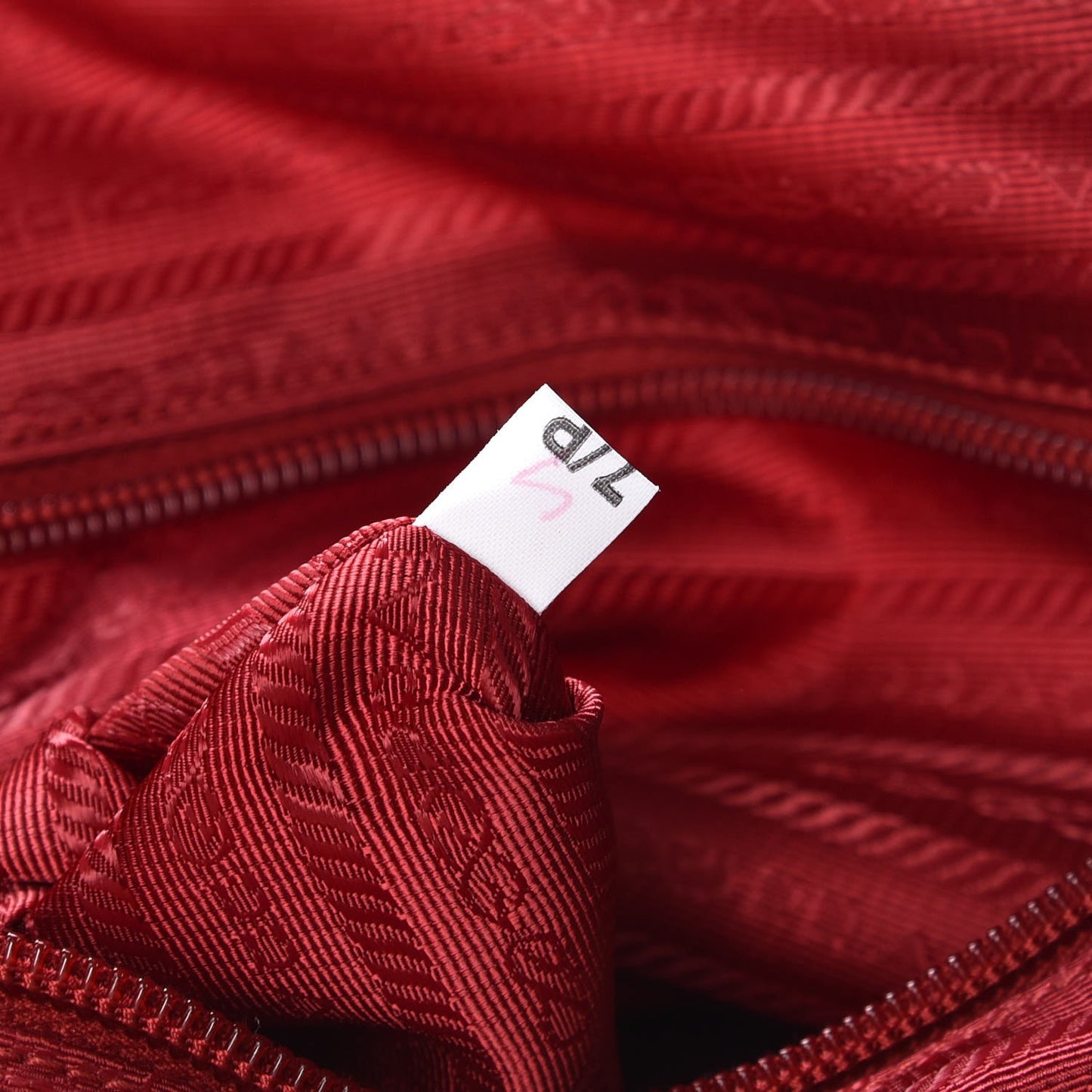 Tessuto Nylon Saffiano Gingham Tote Bag