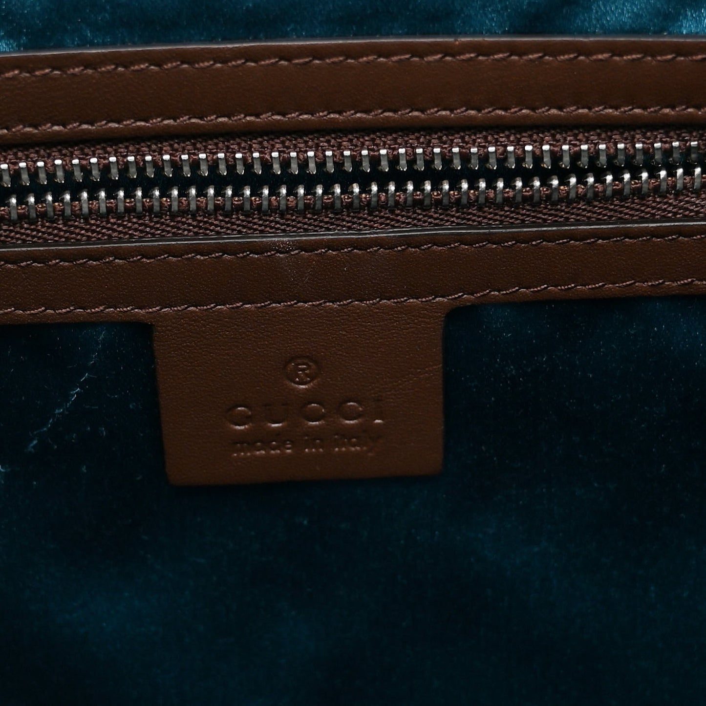 Velvet GG Monogram Web Medium Dionysus Hobo Brown
