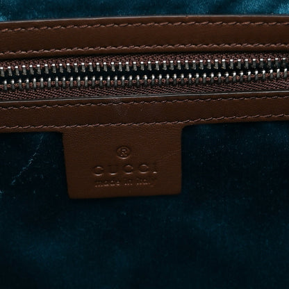 Gucci Velvet GG Monogram Web Medium Dionysus Hobo Brown 6 of 10