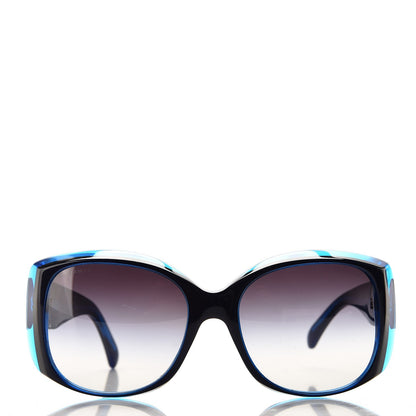 Chanel Mother of Pearl CC Sunglasses 5227-H Blue 2 of 10