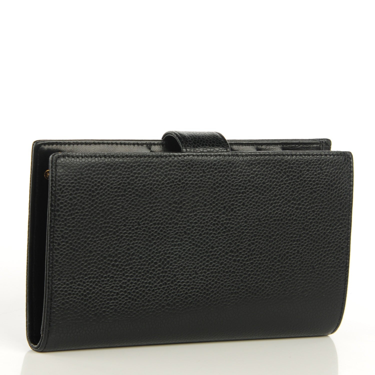 Chanel Caviar Timeless CC French Wallet Black 3 of 7