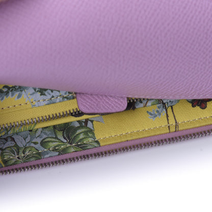 Hermes Epsom Silk'In Wallet Mauve Sylvestre 9 of 10