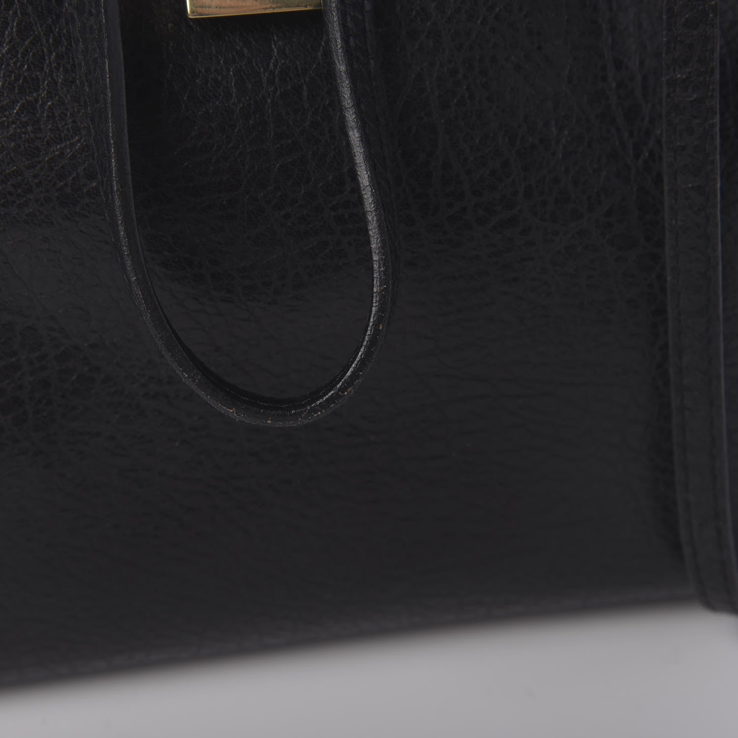 Jimmy Choo Grainy Calfskin Small Rhea Tote Black 10 of 11