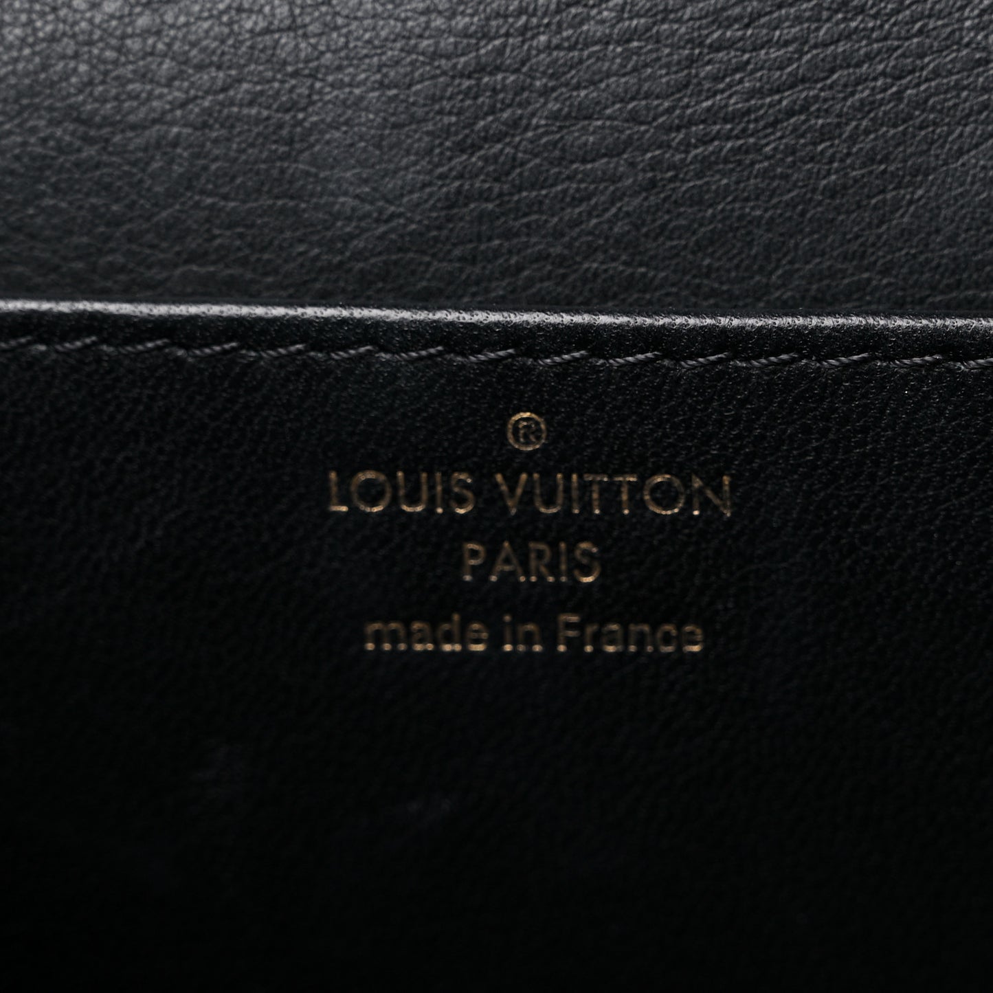 Grained Calfskin Vivienne NM Black