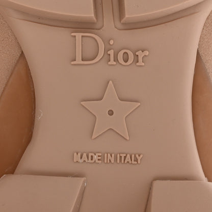 Christian Dior Neoprene Rubber Womens D-Connect Sneakers 37.5 Nude 7 of 10