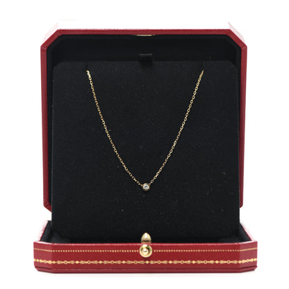 Cartier 18K Yellow Gold Diamond SM D'Amour Pendant Necklace 7 of 7