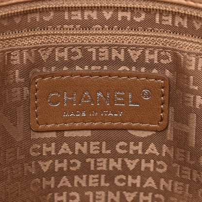 Chanel Lambskin Quilted Large Mademoiselle Double Flap Light Brown 6 of 10