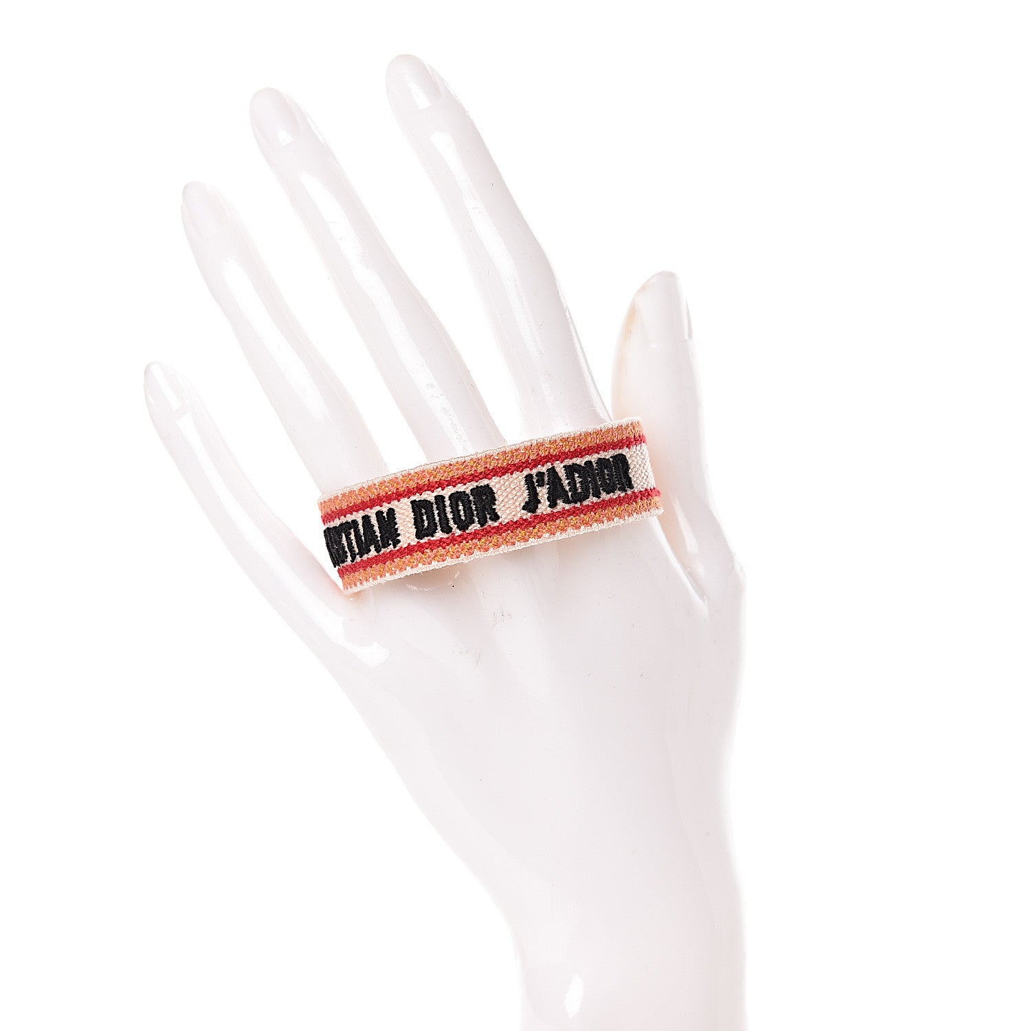 Christian Dior Woven Cotton J'Adior Friendship Bracelet 2 of 4