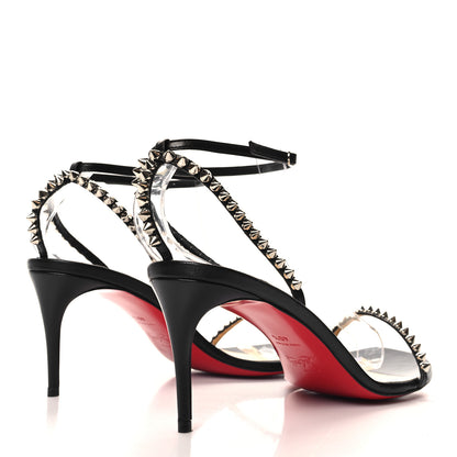 Christian Louboutin Kid Spiked So Me 70 Sandals 40.5 Black 4 of 8