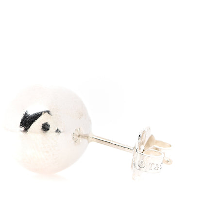 Tiffany Sterling Silver 10mm HardWear Ball Earrings 4 of 4