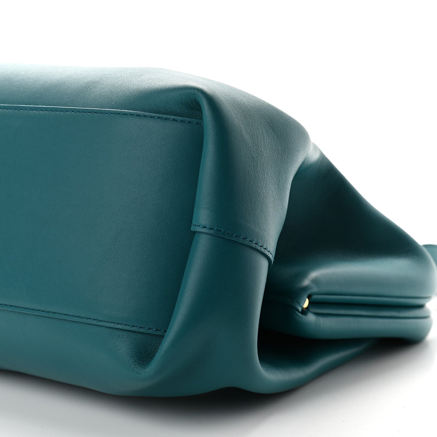 Calfskin Medium The Point Triangle Bag Mallard