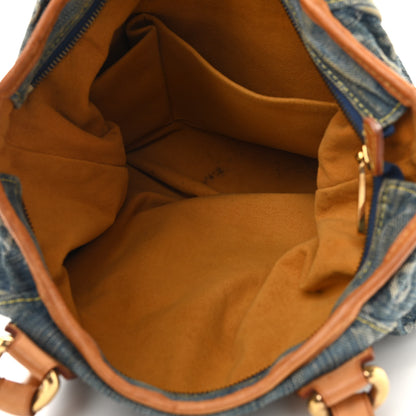Louis Vuitton Denim Neo Cabby MM Blue 5 of 9