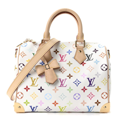 Louis Vuitton LV X TM Monogram Multicolor Speedy Bandouliere 25 White 1 of 10