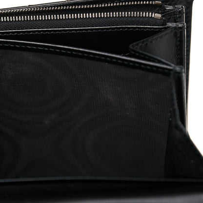 Gucci Calfskin Matelasse GG Marmont Chain Wallet Black 13 of 14