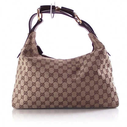 Gucci Monogram Medium Horsebit Chain Hobo 1 of 11