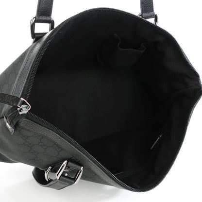 Gucci Nylon Monogram Medium Abbey Tote Black 5 of 7