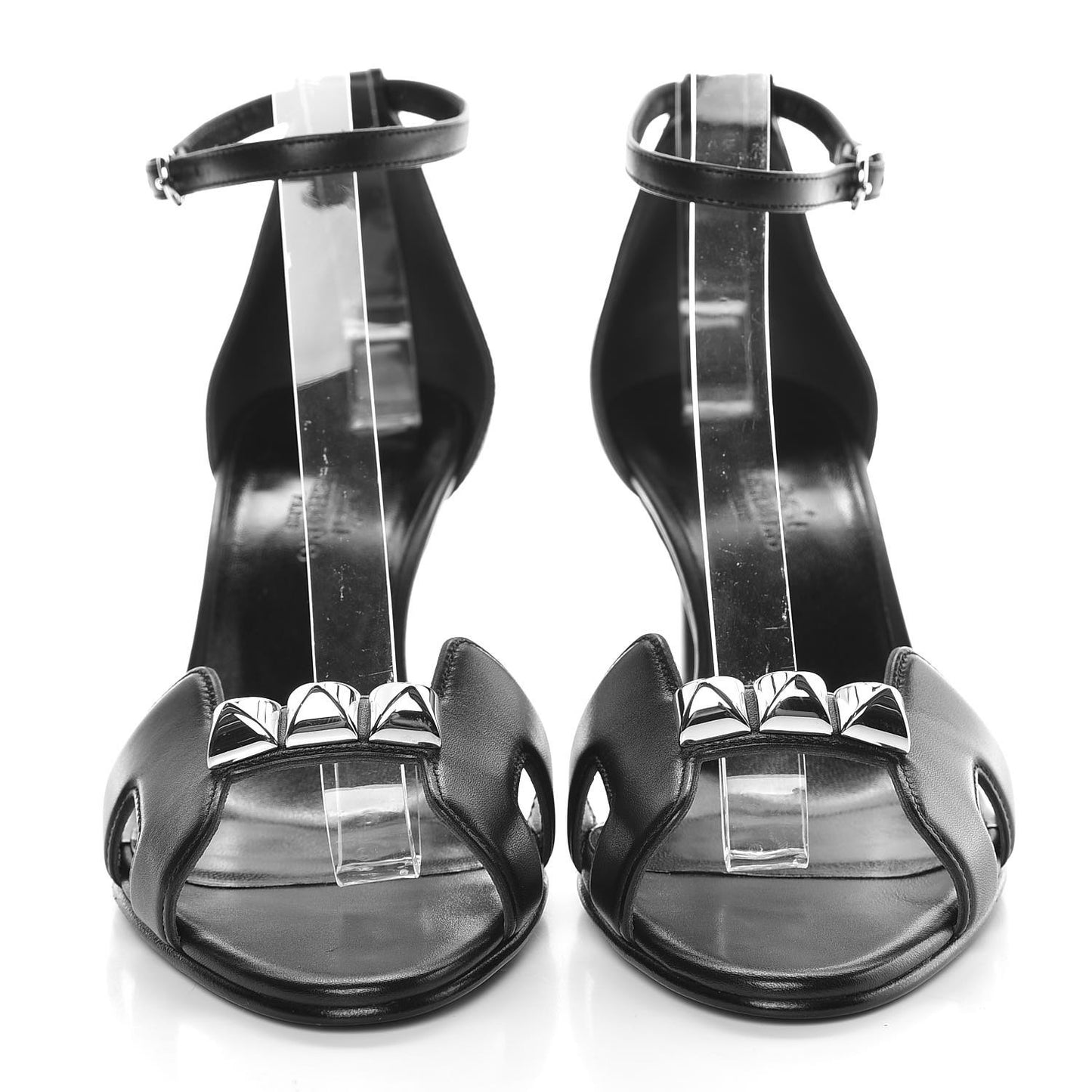 Calfskin Premiere Sandals 37.5 Black