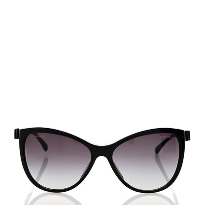 Chanel Acetate CC Bow Sunglasses Black 2 of 8