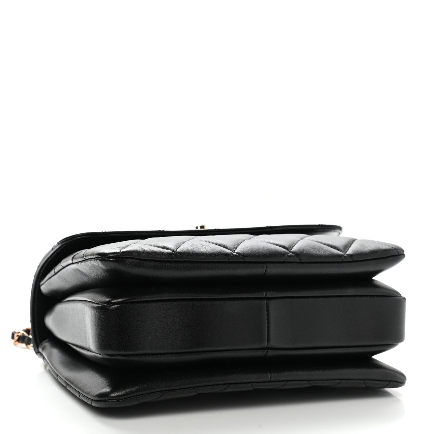 Chanel Lambskin Quilted Small Trendy CC Dual Handle Flap Bag Black 3 of 11