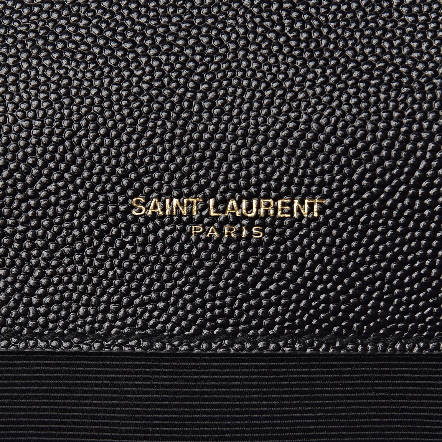 Saint Laurent Grain De Poudre Textured Mixed Matelasse Triquilt Medium Monogram Satchel Black 6 of 10