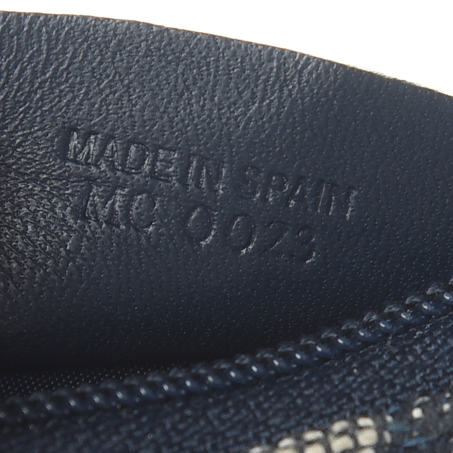 Christian Dior Monogram Saddle Coin Purse Navy 7 of 7