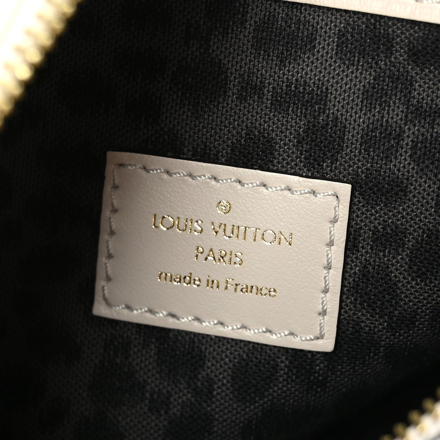 Monogram Giant Wild At Heart Speedy Bandouliere 25 Creme