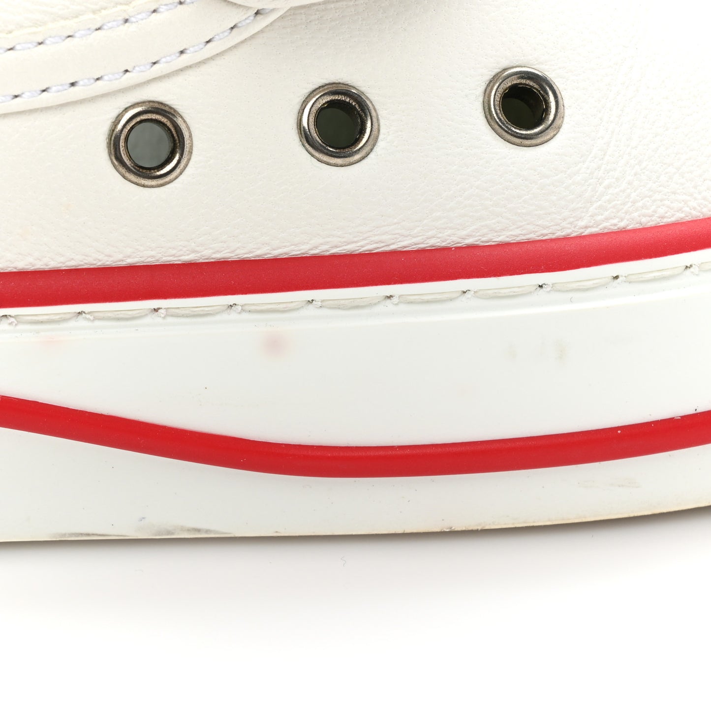 Glamour Glove Calfskin Web Womens 1977 Tennis Velcro Strap Sneakers 38 Great White