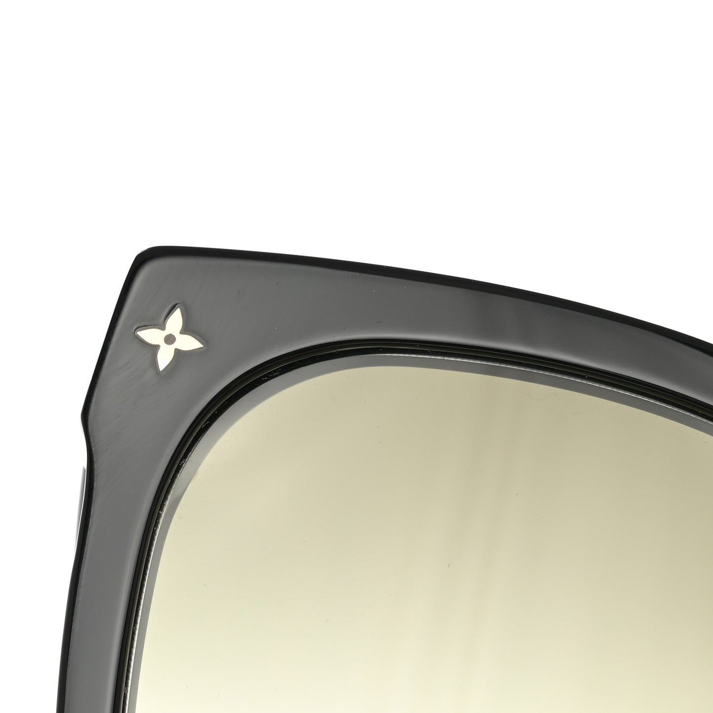 Acetate My Monogram Cat Eye Sunglasses Z1729W Black