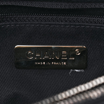 Chanel Grained Calfskin Stitched Flap Black 6 of 9
