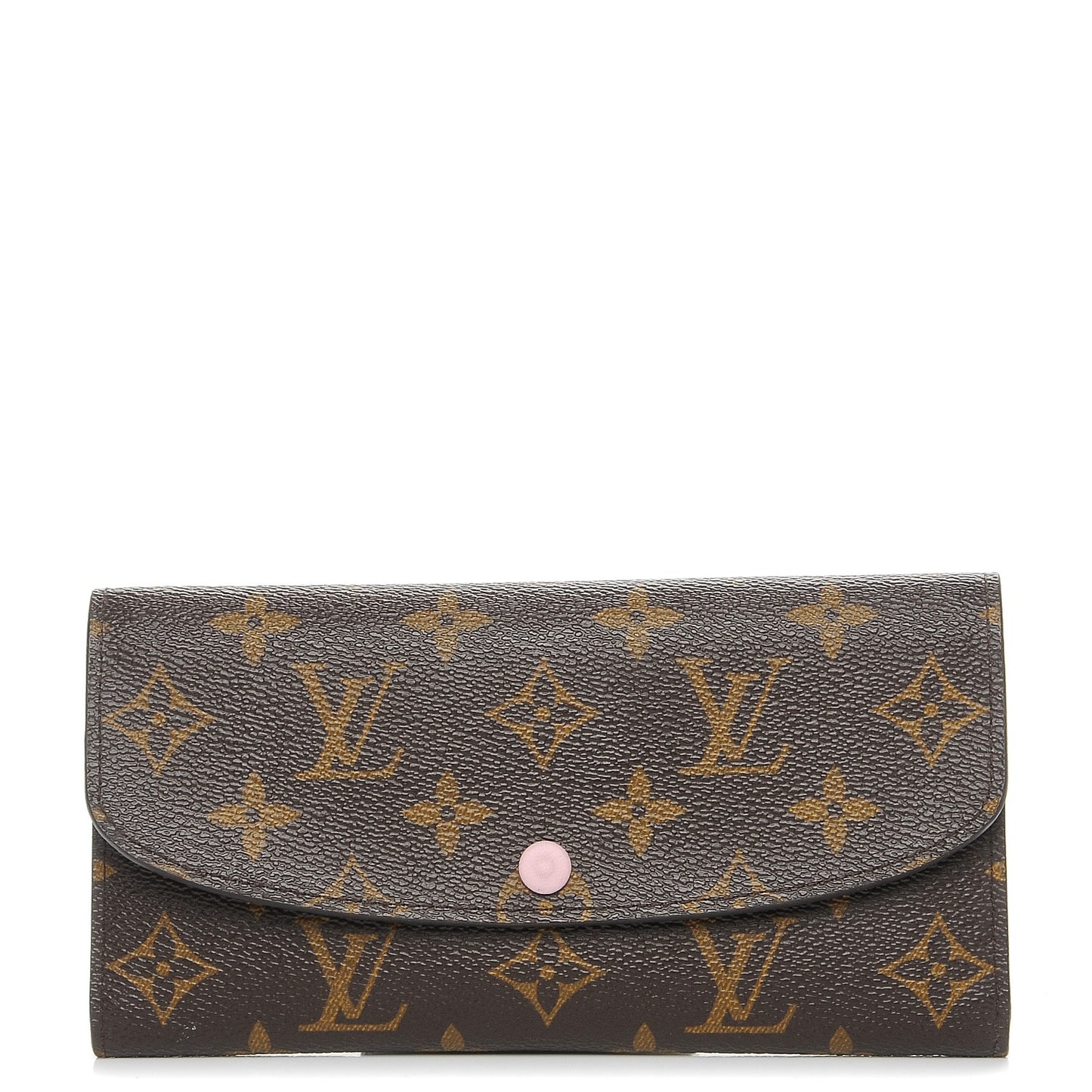 Monogram Emilie Wallet Rose Ballerine