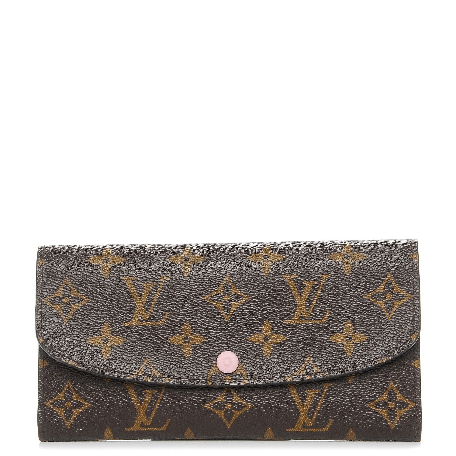 Louis Vuitton Monogram Emilie Wallet Rose Ballerine 1 of 7