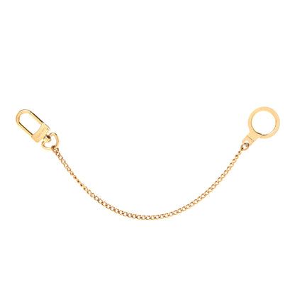 Louis Vuitton Metal Pochette Extender Key Ring Chain Gold 1 of 4