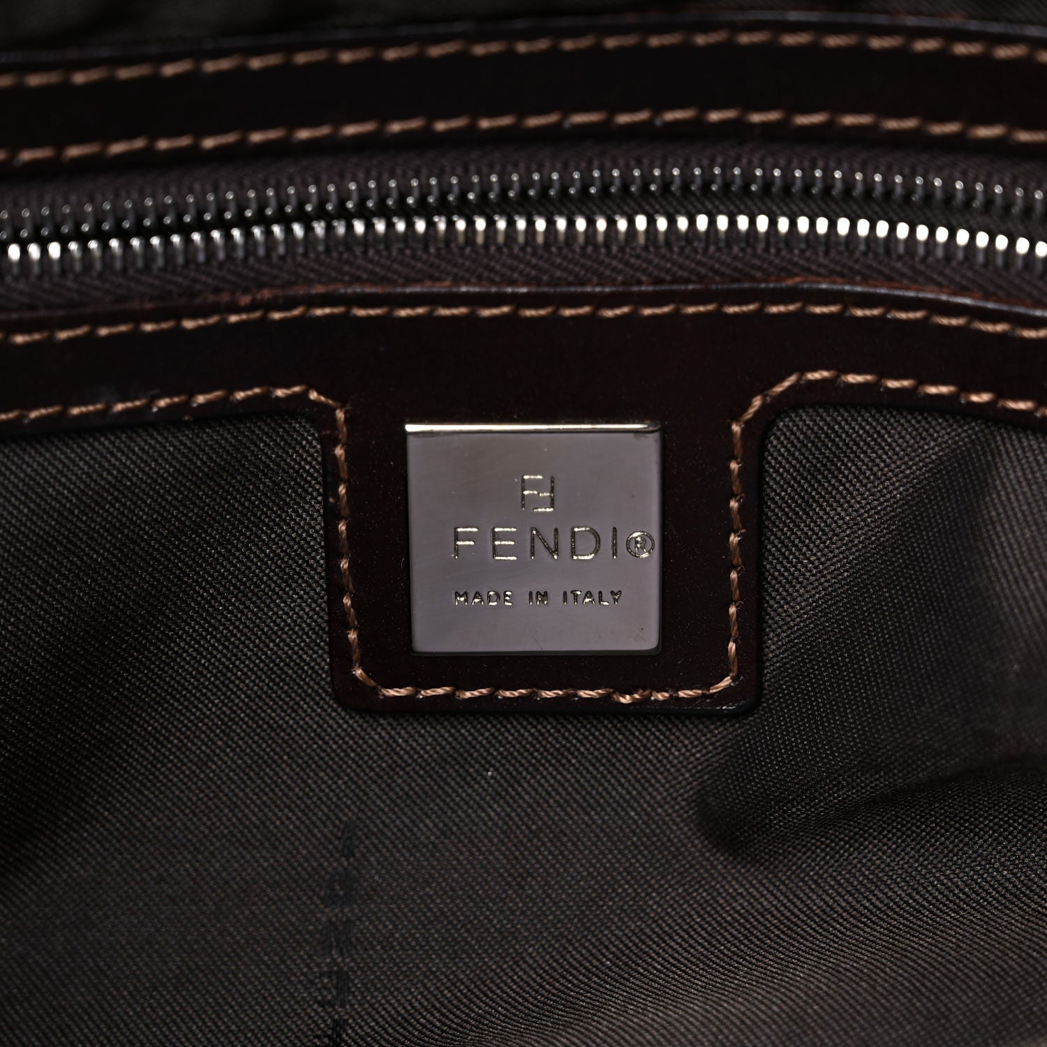 Fendi Zucca Mama Baguette Beige 6 of 18