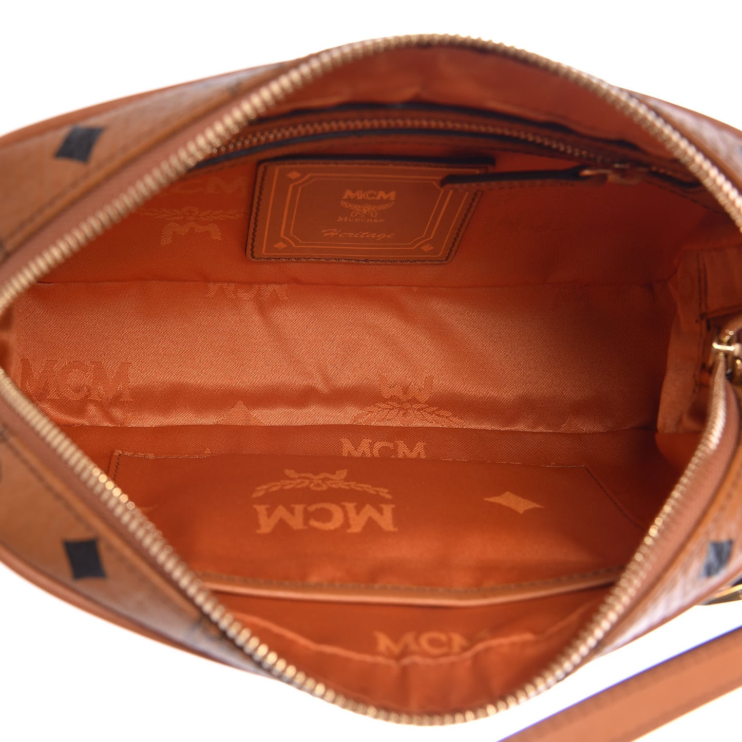 Visetos Heritage Crossbody Bag Cognac