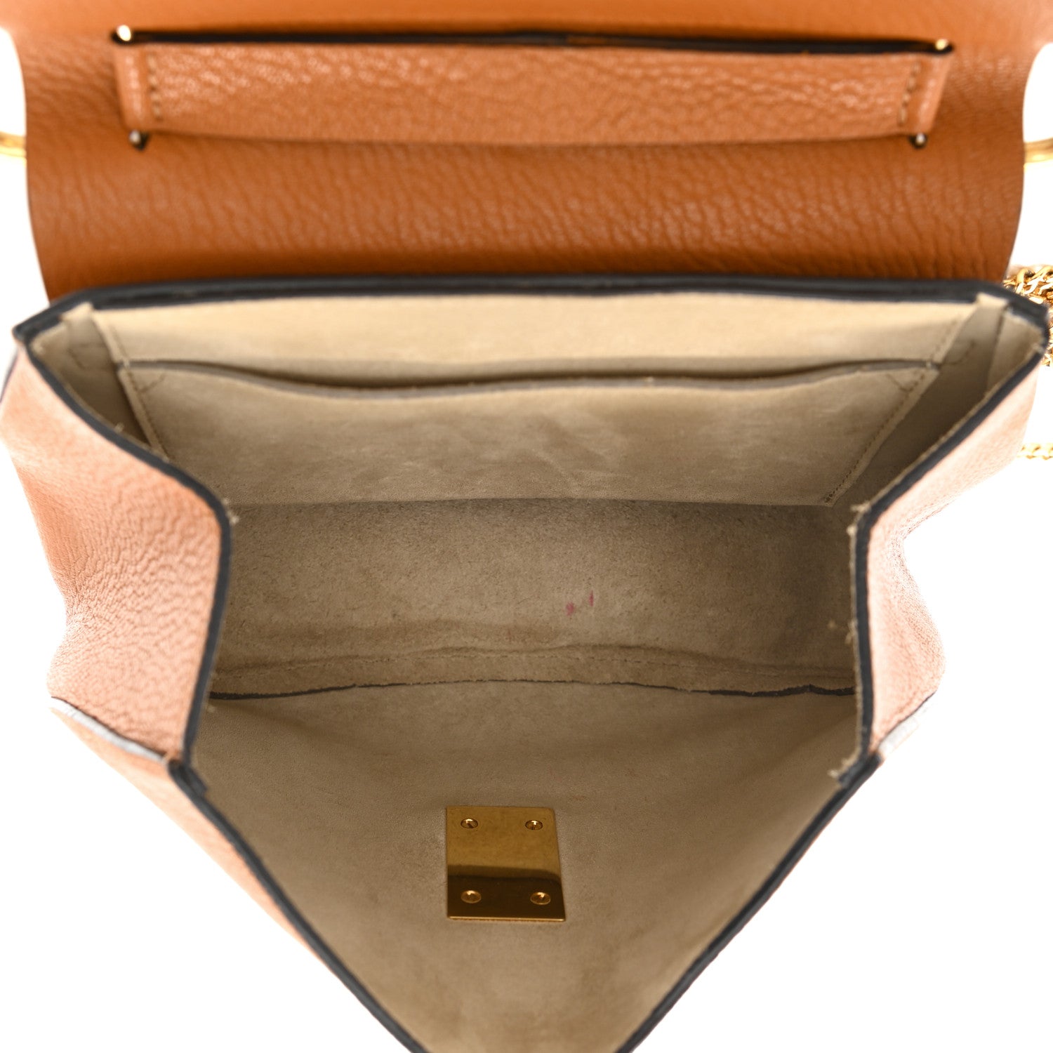 Chloe Grained Lambskin Drew Shoulder Bag Caramel 4 of 9