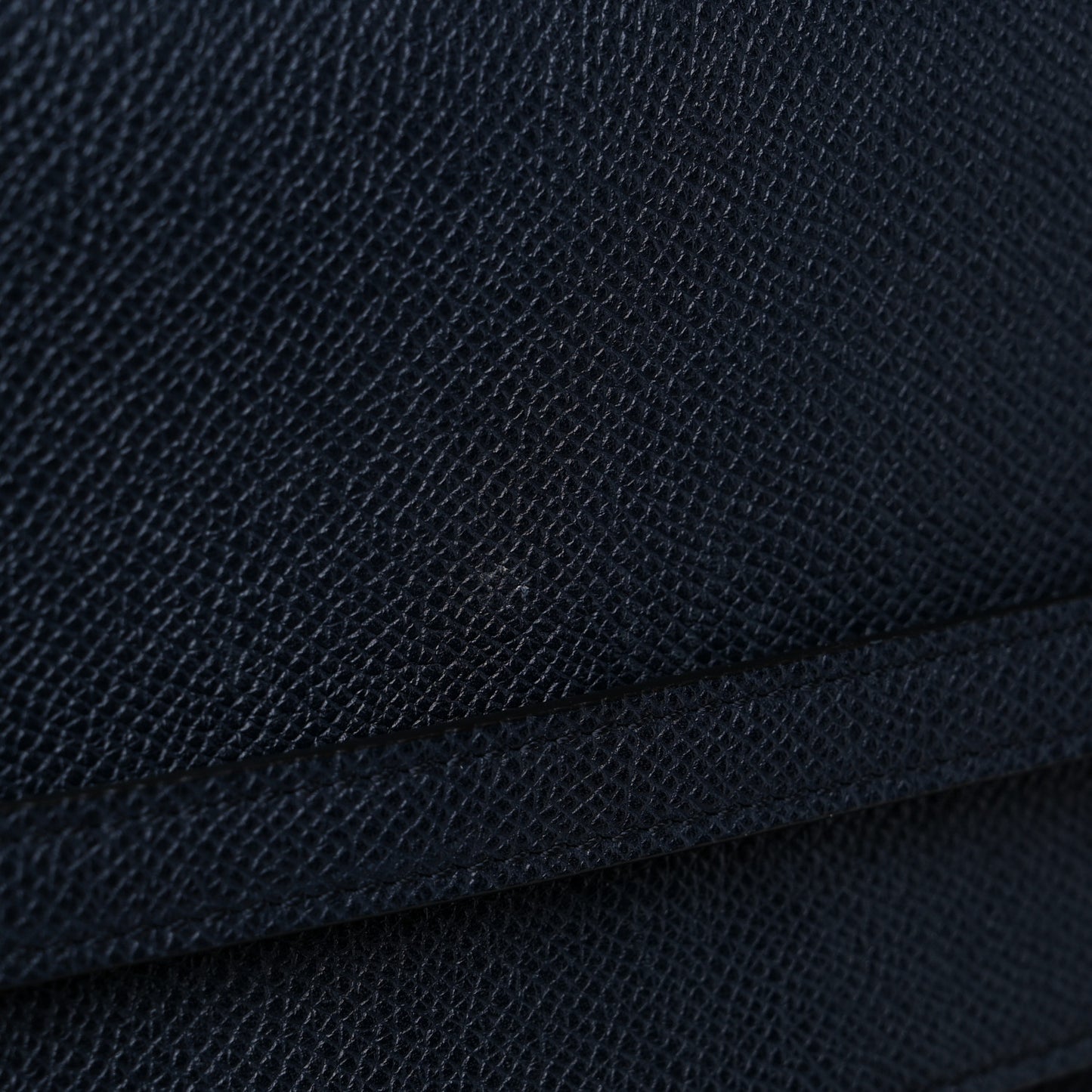 Grained Calfskin Mini Belt Bag Navy