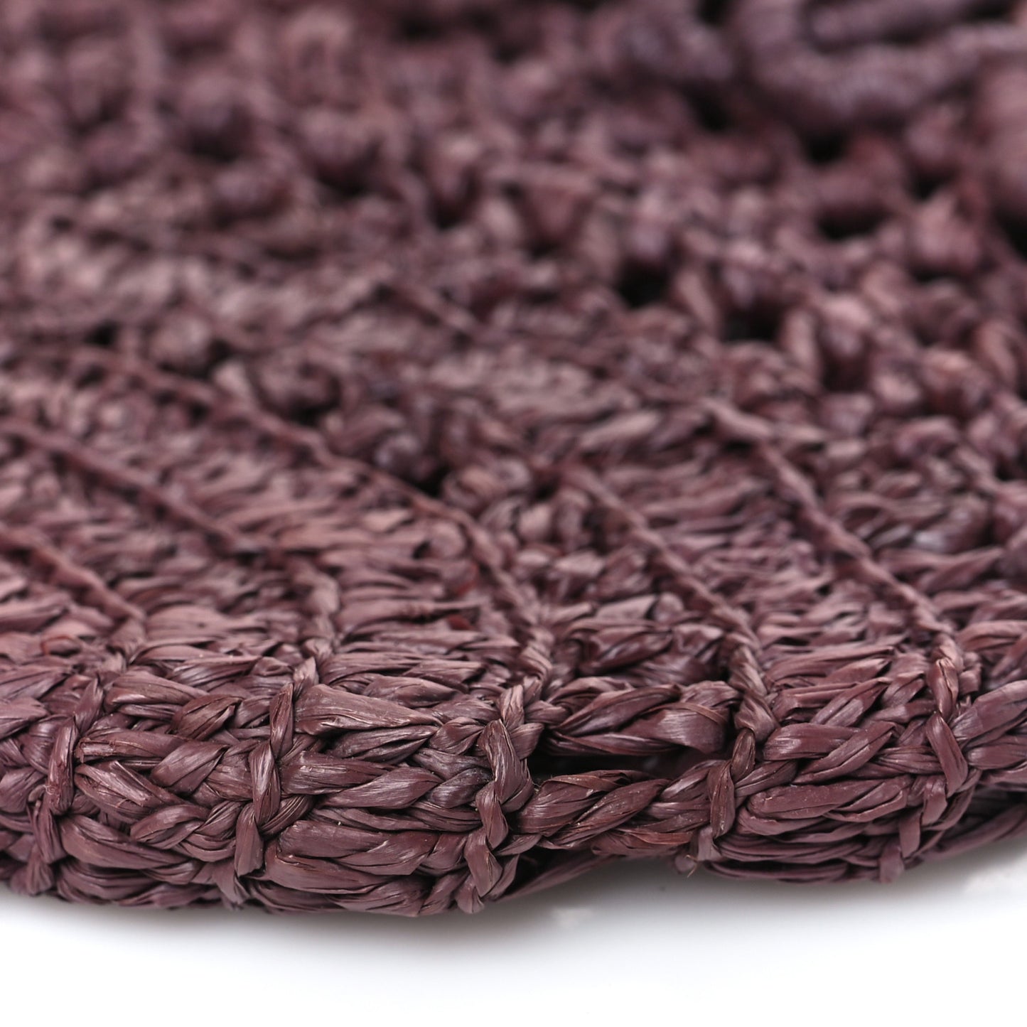 Raffia Small Summer Banana Tote Kohl Brown