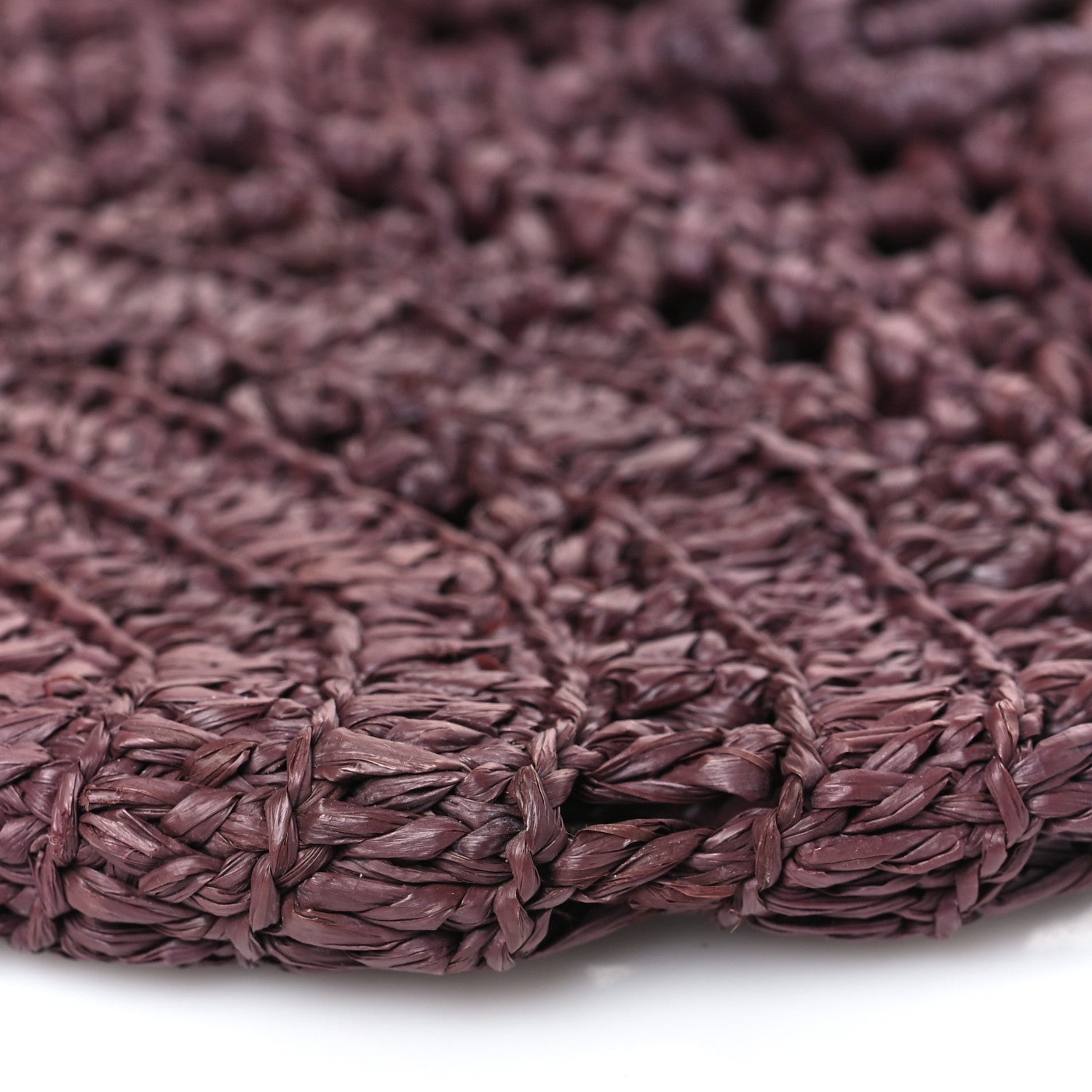 Chloe Raffia Small Summer Banana Tote Kohl Brown 9 of 9