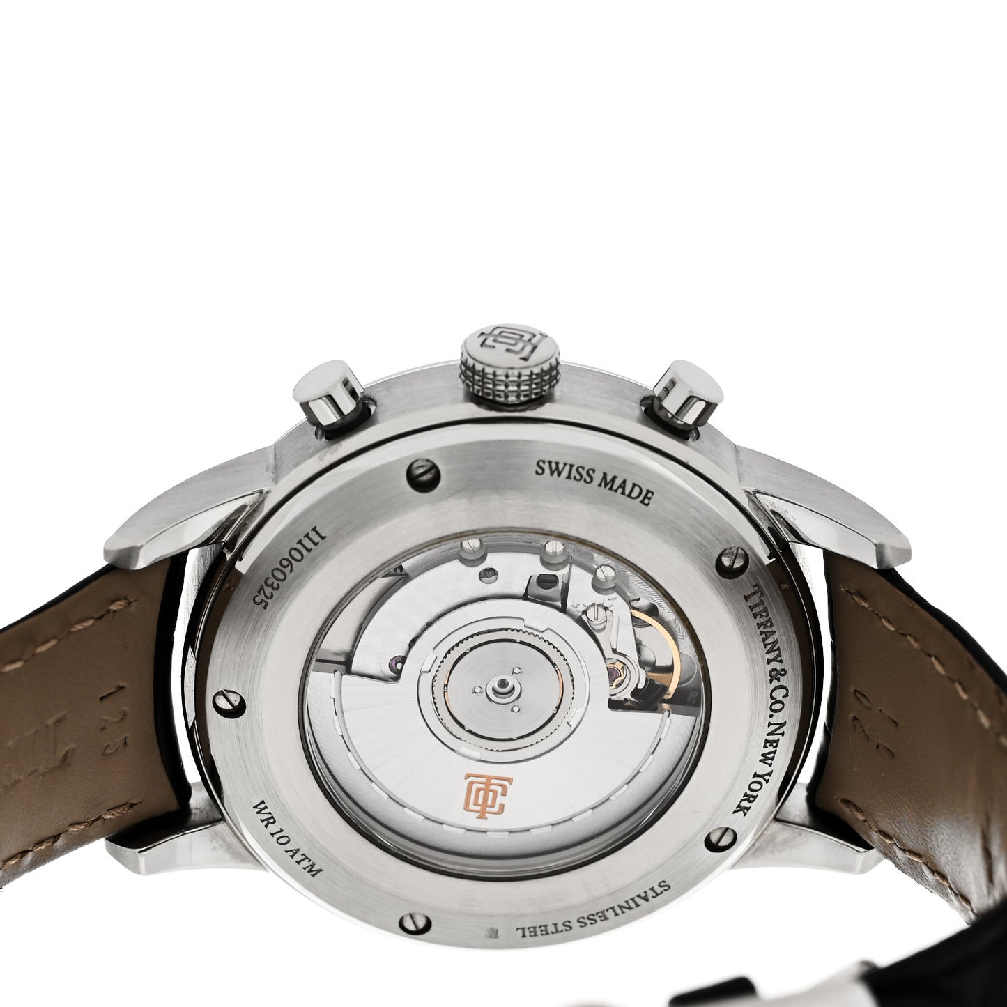 Stainless Steel Alligator 40mm CT60 Dual Time Automatic Watch Silver