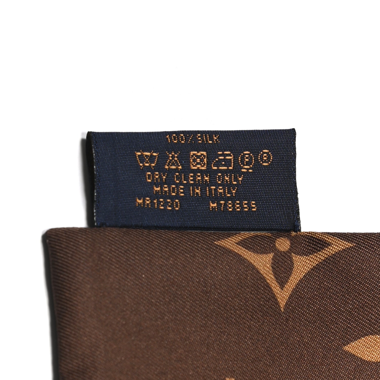 Louis Vuitton Silk Monogram Confidential Bandeau Brown 5 of 5