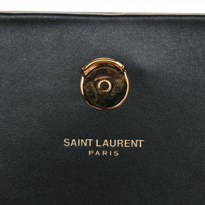 Saint Laurent Calfskin Small Classic Monogram Kate Tassel Satchel Black 6 of 6