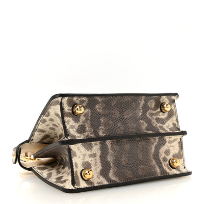 Fendi Lizard Togo Lucido Petite Peekaboo I SEE U Satchel Multicolor 4 of 11