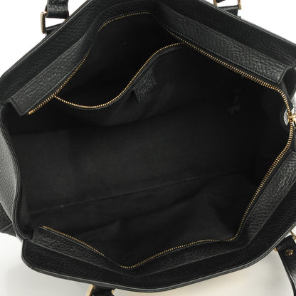 Gucci Leather Blondie Web Satchel Black 5 of 7