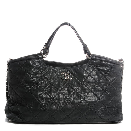 Chanel Iridescent Calfskin Small Sea Hit Tote Black 1 of 7