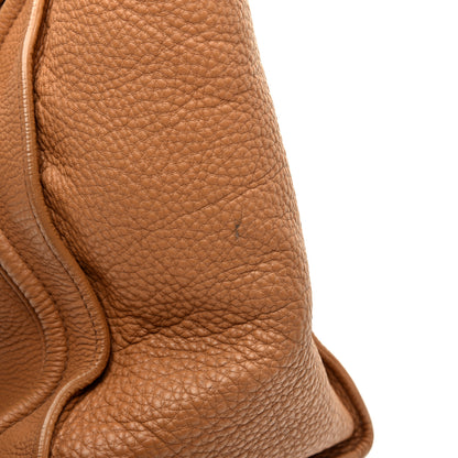 Celine Drummed Calfskin Mini Luggage Camel 12 of 13