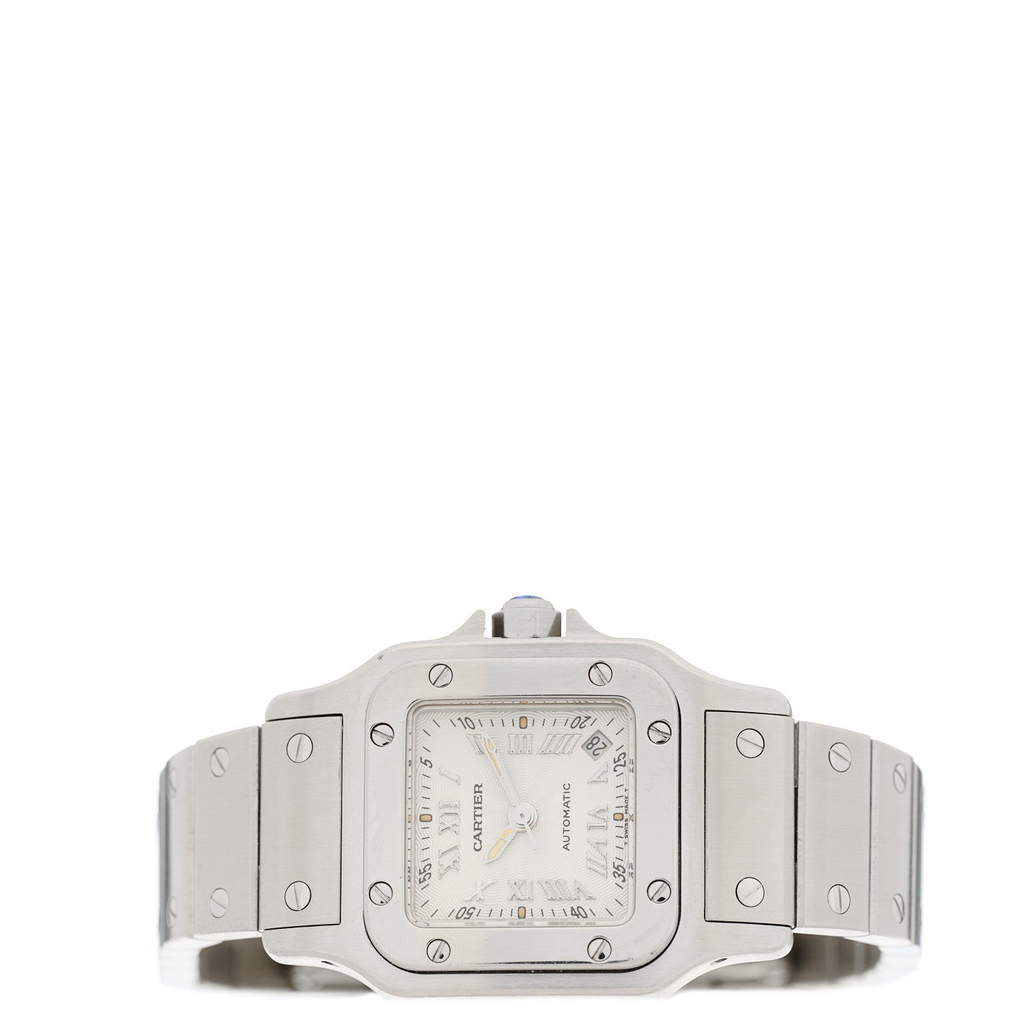 Cartier Stainless Steel 24mm Santos de Cartier Galbee Automatic Watch 2 of 4