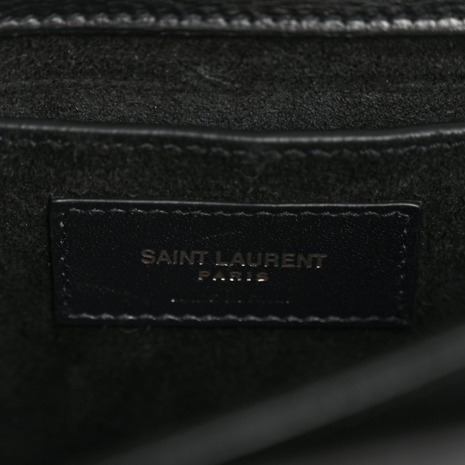 Saint Laurent Calfskin Medium Monogram Monochrome Sunset Black 7 of 15