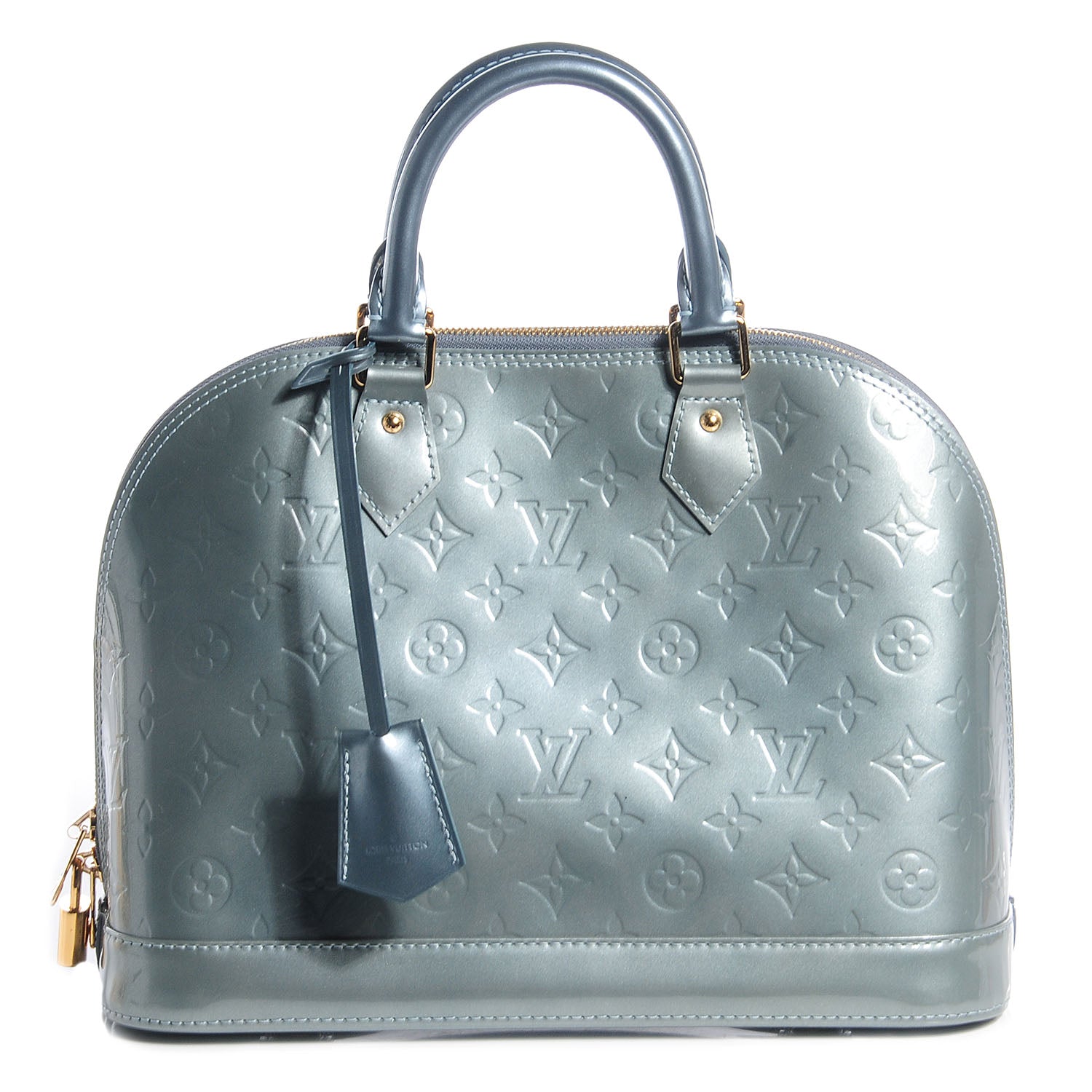 Louis Vuitton Vernis Alma PM Blue Givre 1 of 7